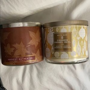 Three wick candles